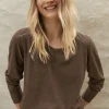Women Wrap London Jersey Tops*Striped Top