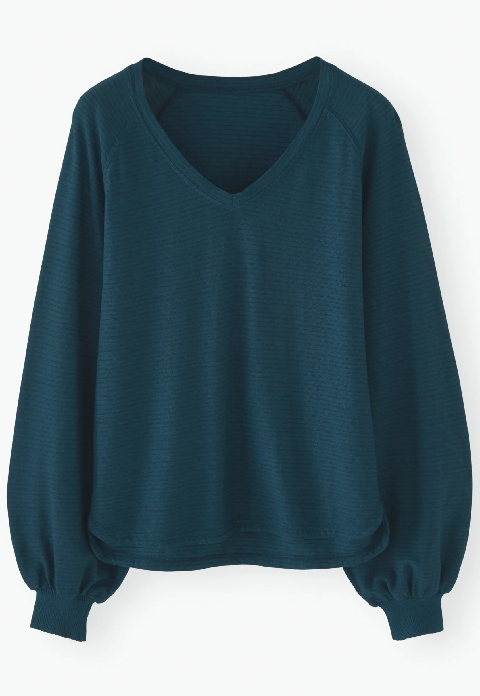 striped_vneck_top_4.webp Women Wrap London Jersey Tops*Striped V-Neck Top
