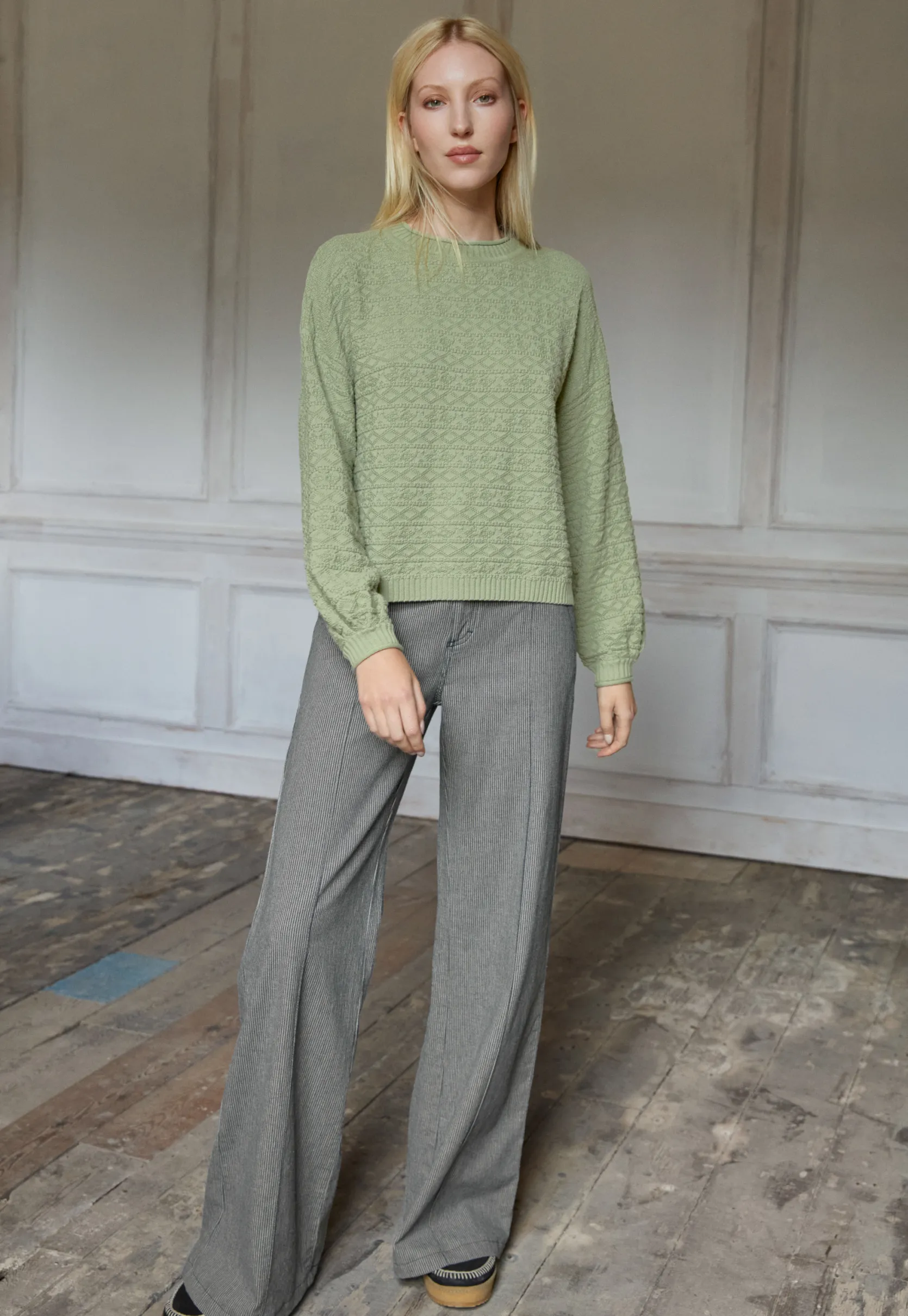 striped_wideleg_trousers_0-1.webp Women Wrap London Jeans & Trousers*Striped Wide-Leg Trousers