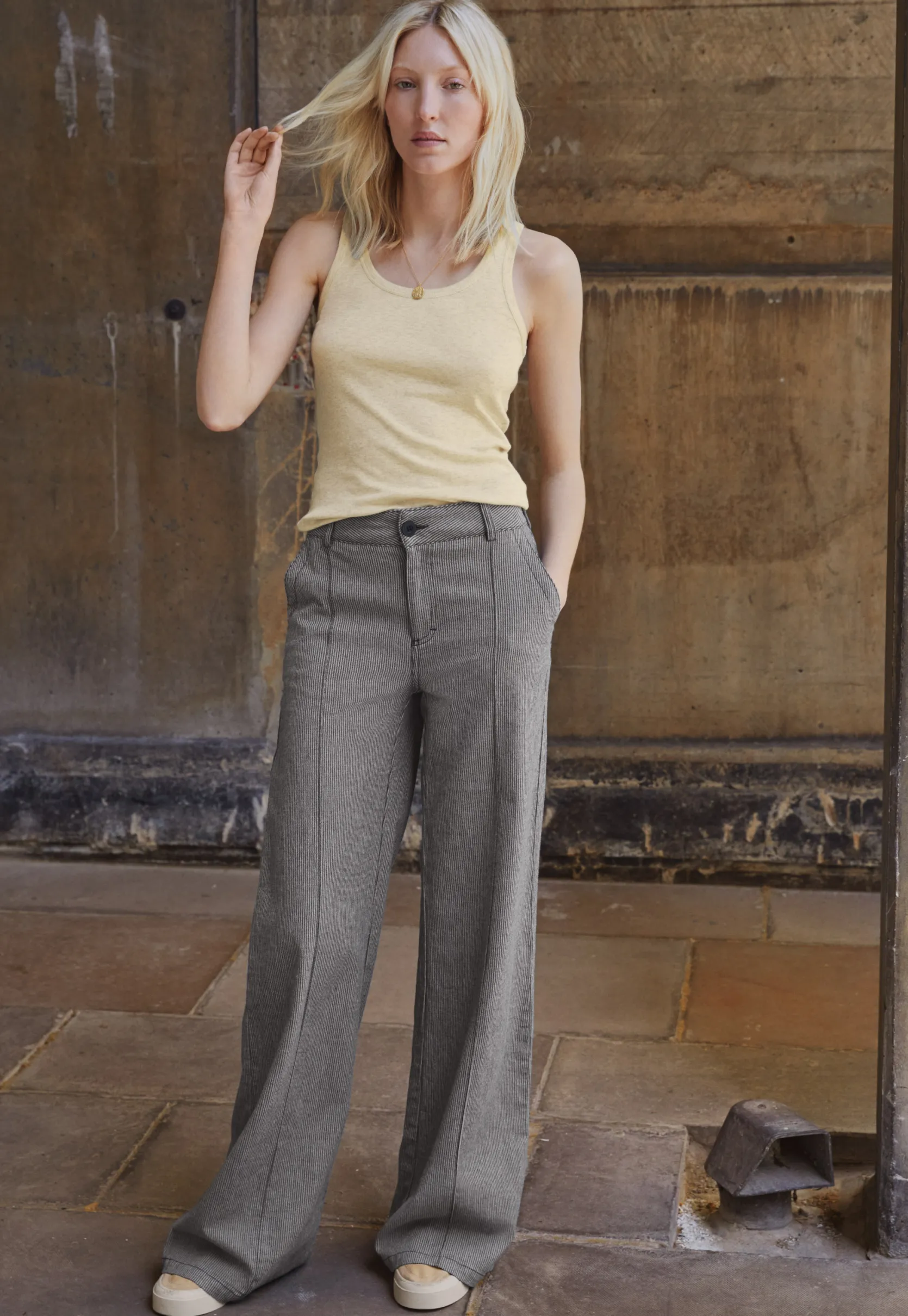 striped_wideleg_trousers_1-1.webp Women Wrap London Jeans & Trousers*Striped Wide-Leg Trousers