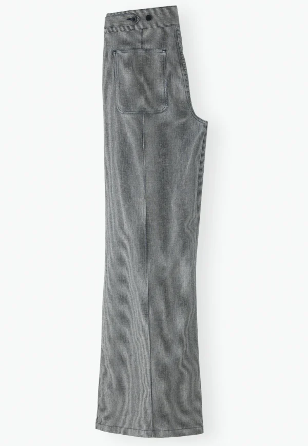 Women Wrap London Jeans & Trousers*Striped Wide-Leg Trousers