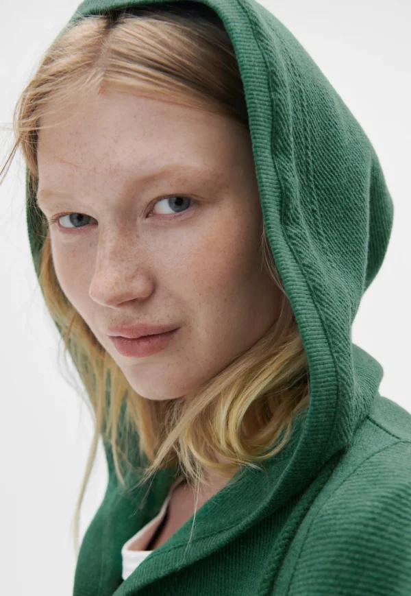 Women Wrap London Jersey Tops*V-Neck Hoodie