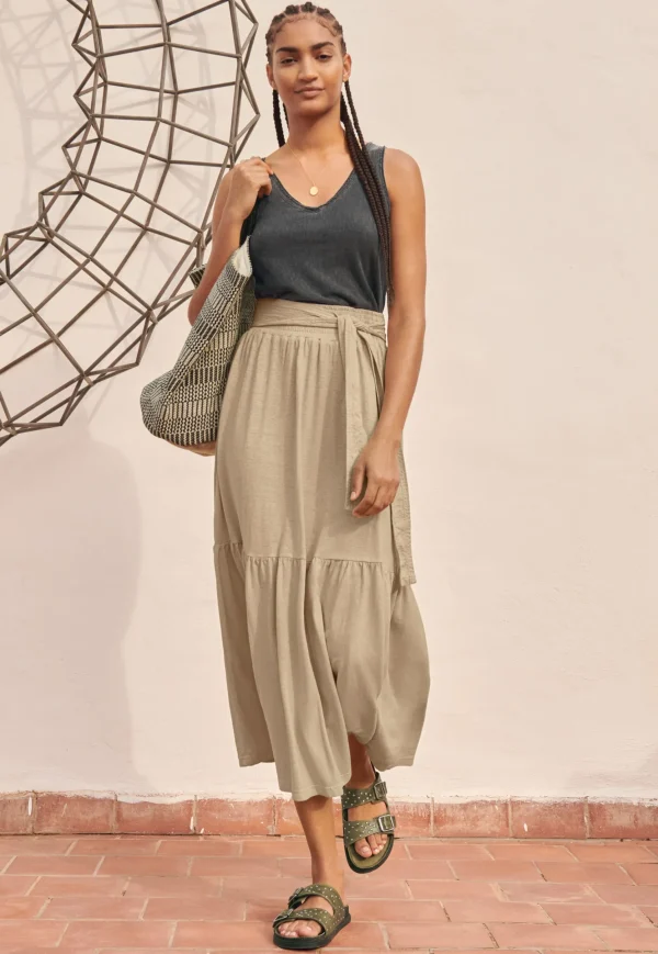 Women Wrap London Jersey Tops*V-Neck Jersey Vest