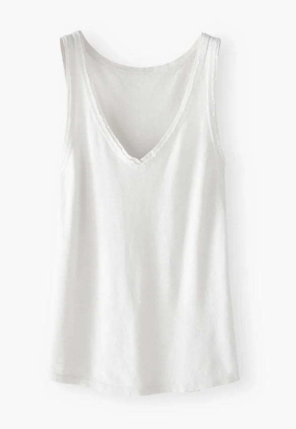 Women Wrap London Jersey Tops*V-Neck Jersey Vest