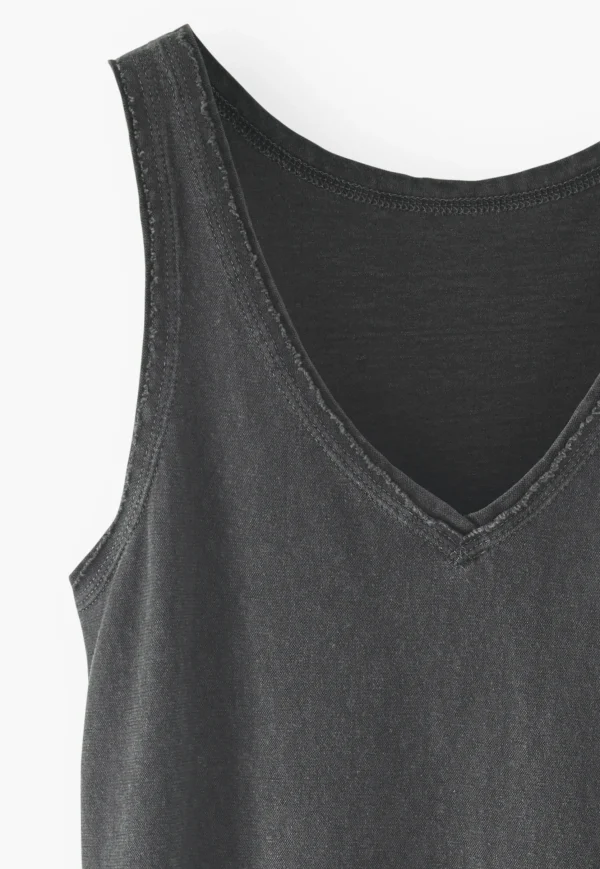 Women Wrap London Jersey Tops*V-Neck Jersey Vest