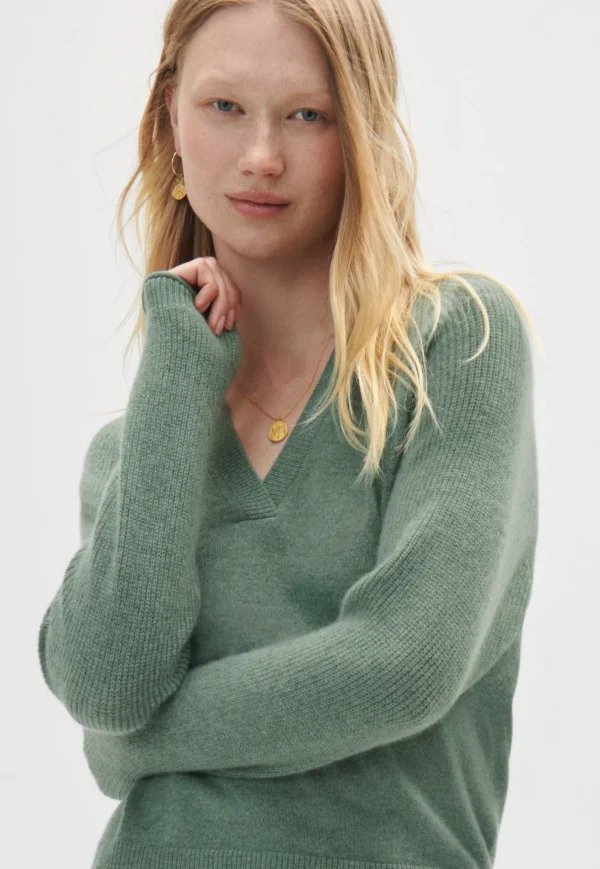 Women Wrap London Knitwear*V-Neck Sweater