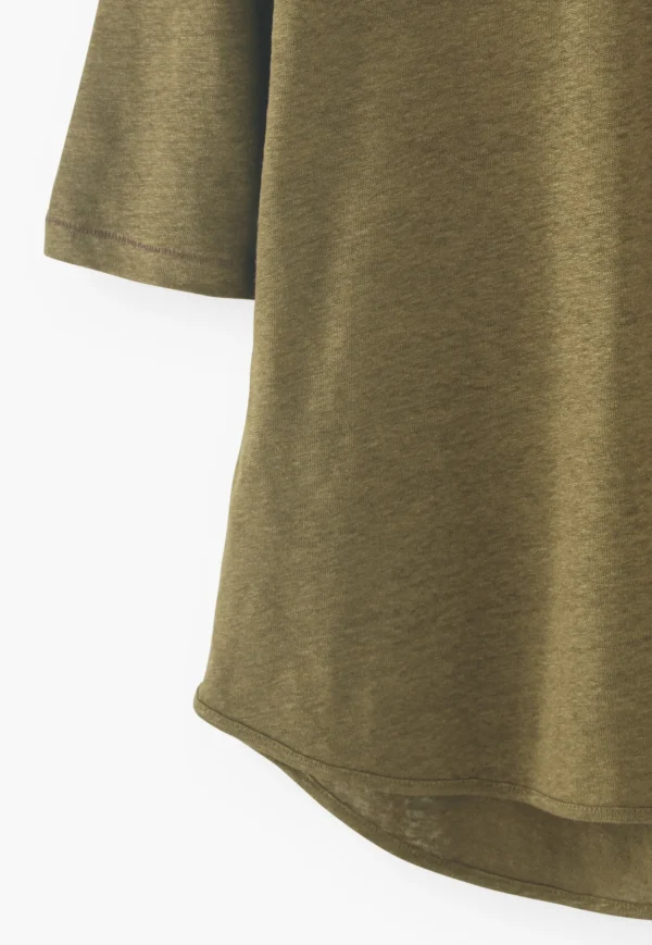 Women Wrap London Jersey Tops*V-Neck T-Shirt