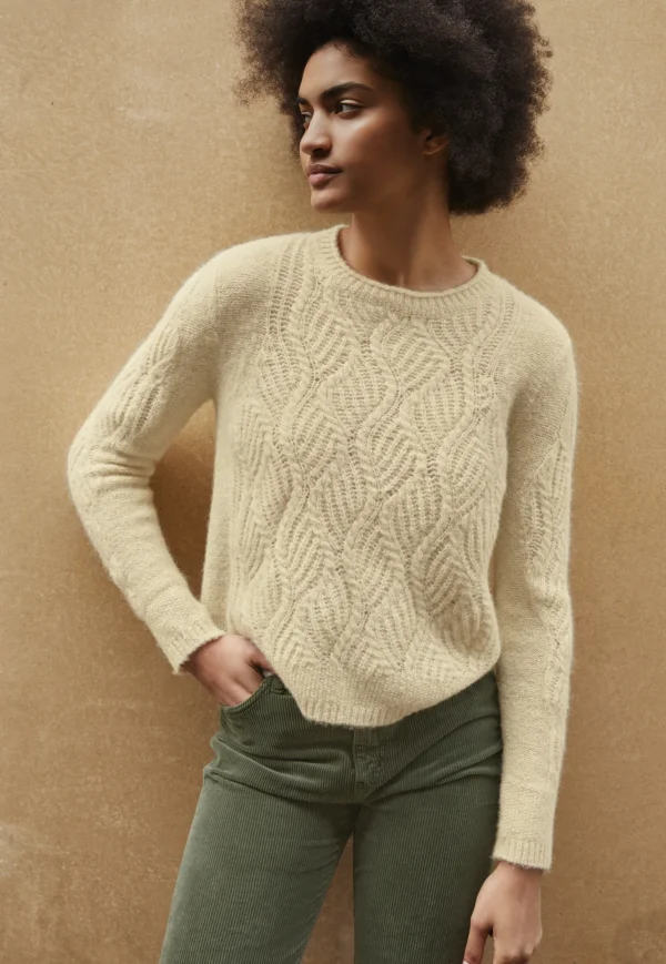 Women Wrap London Knitwear*Wave-Stitch Sweater