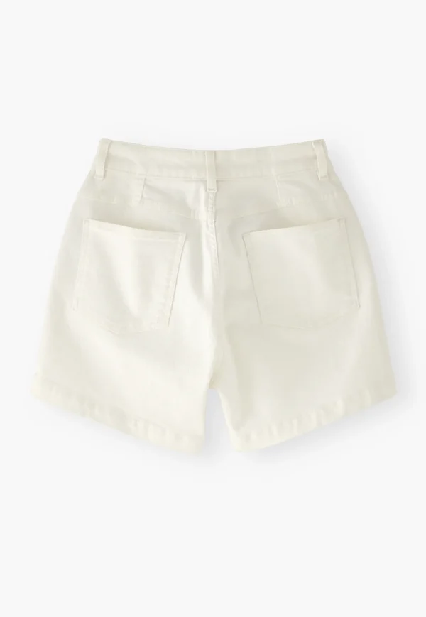 Women Wrap London Jeans & Trousers*White Denim Shorts