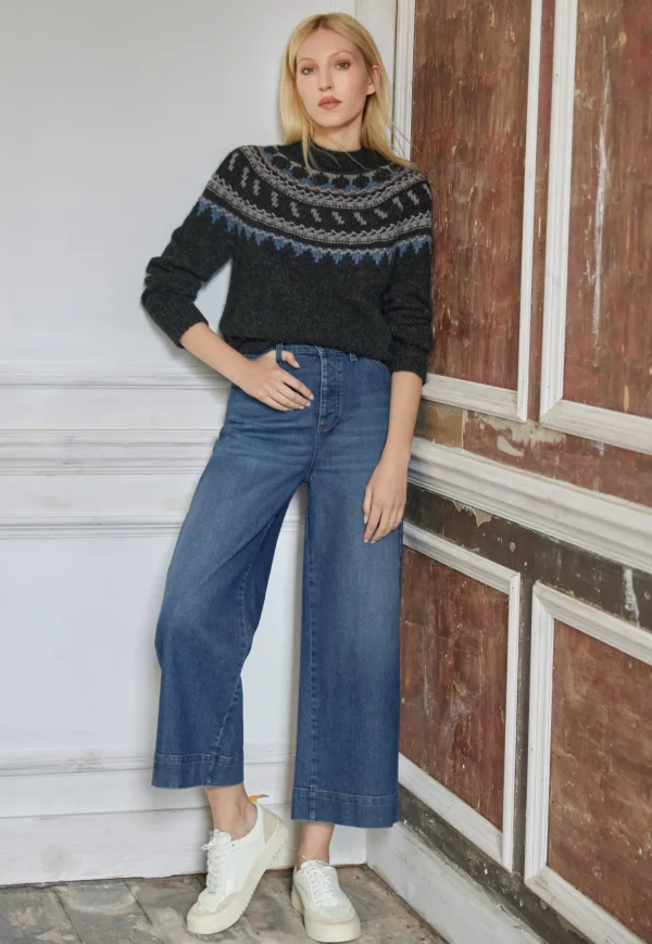 Women Wrap London Jeans & Trousers*Wide-Leg Cropped Jeans