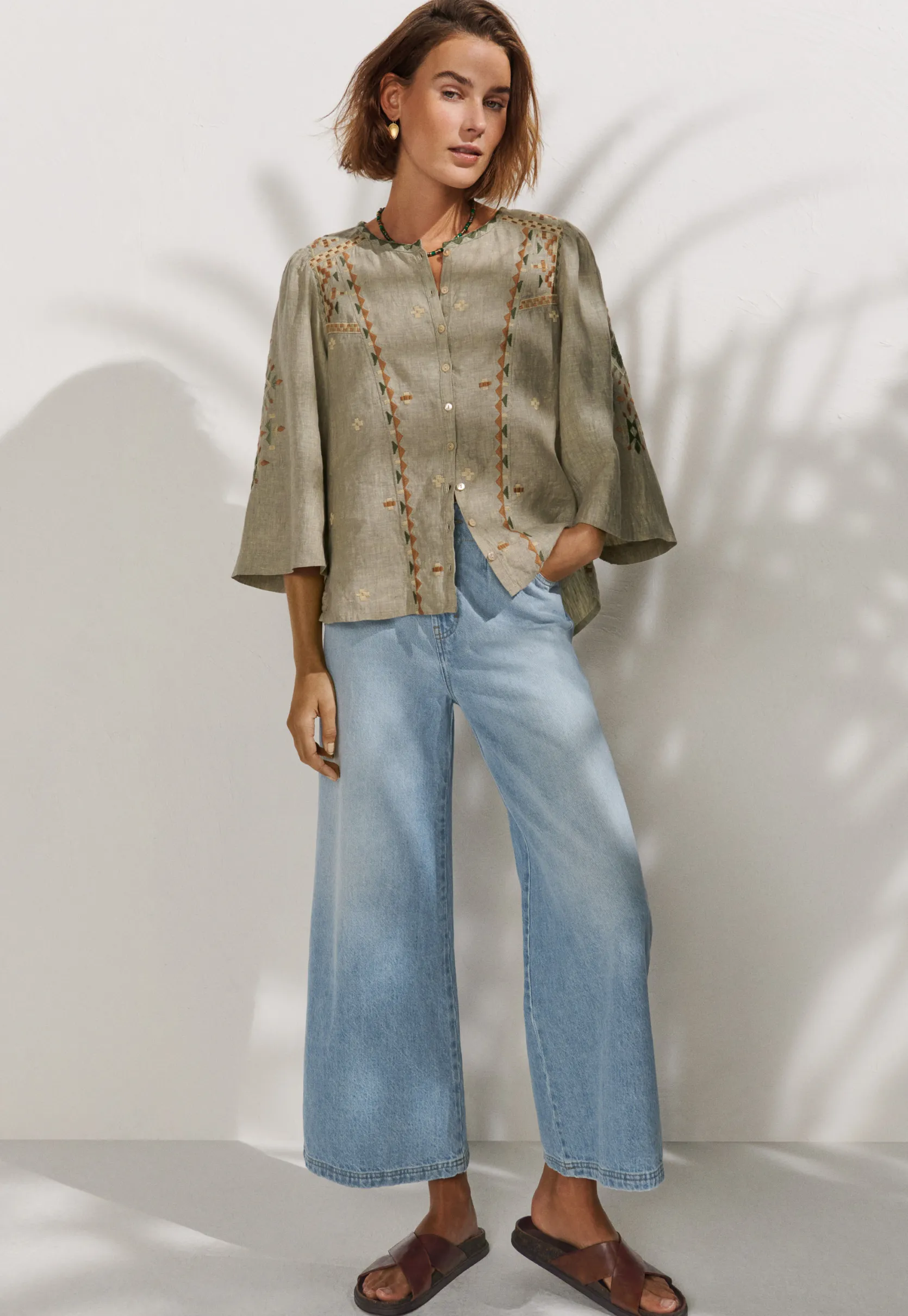 wideleg_cropped_jeans_1.webp Women Wrap London Jeans & Trousers*Wide-Leg Cropped Jeans