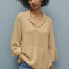 Women Wrap London Knitwear*Wide-Sleeve Sweater