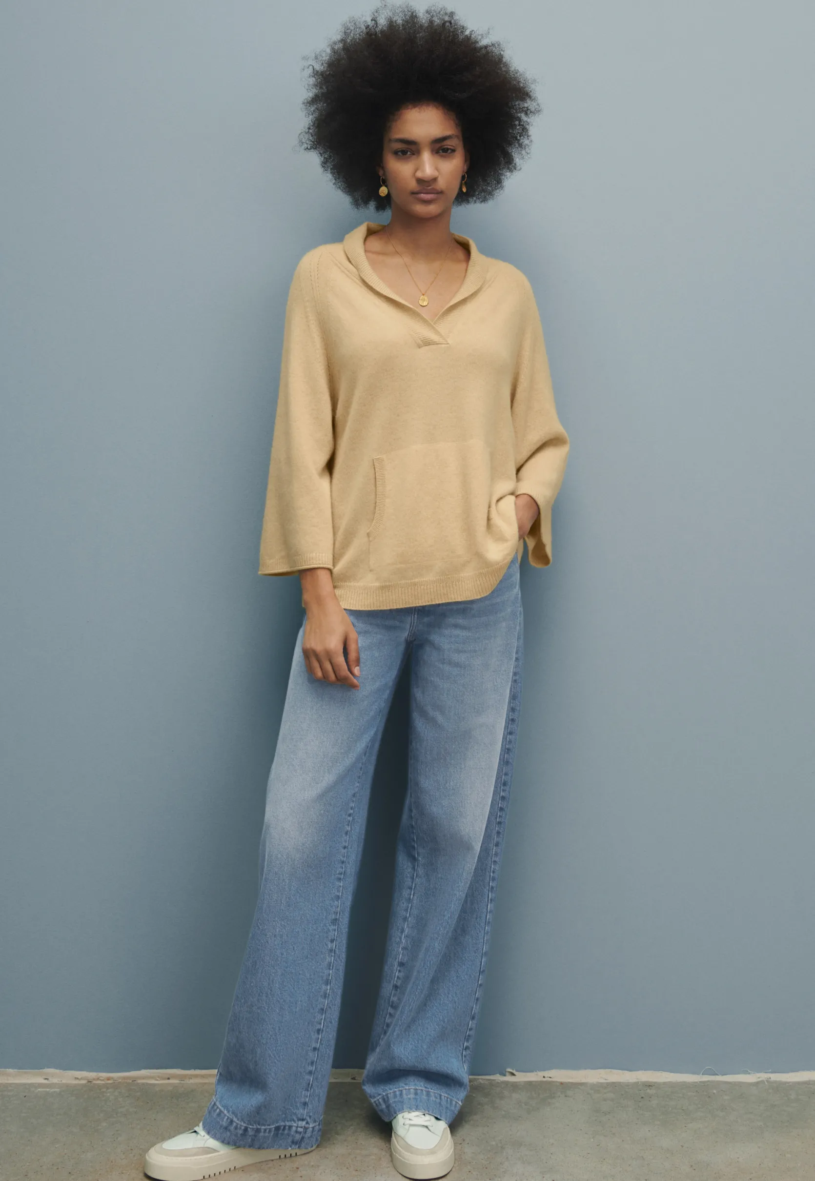 widesleeve_sweater_4.webp Women Wrap London Knitwear*Wide-Sleeve Sweater