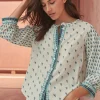 Women Wrap London Shirts & Tops*Woodblock-Printed Patchwork Shirt