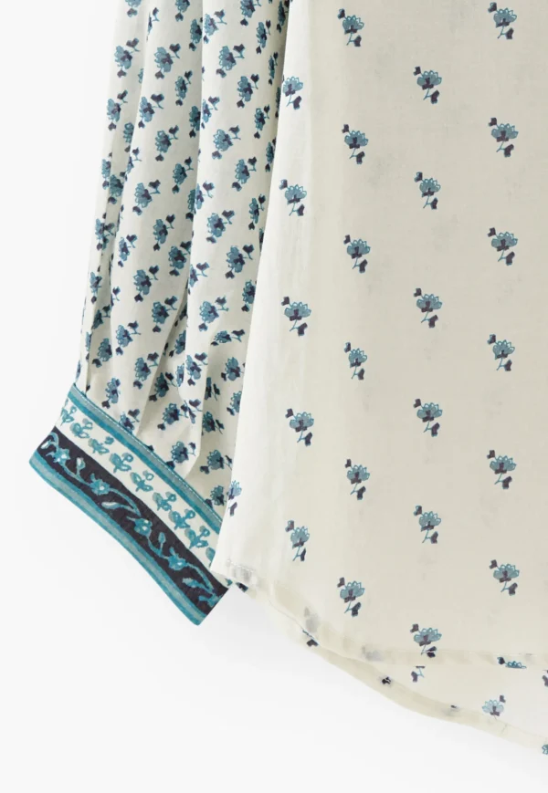 Women Wrap London Shirts & Tops*Woodblock-Printed Patchwork Shirt