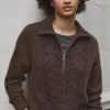 Women Wrap London Knitwear*Zip-Neck Sweater