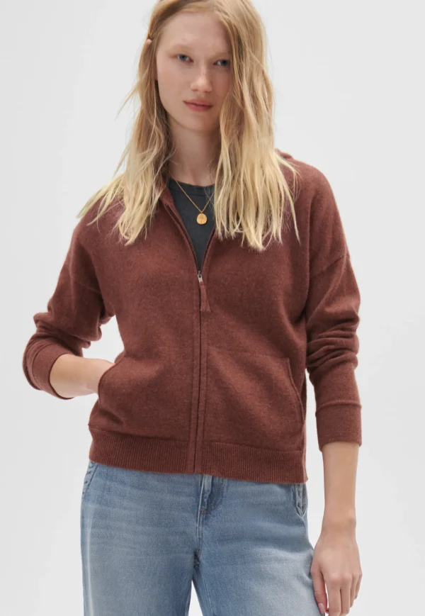 Women Wrap London Knitwear*Zip-Up Hoodie